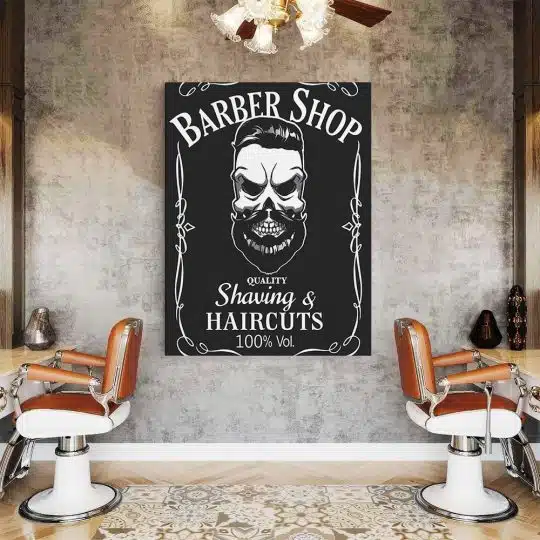 Barber Shop Tablou Shaving