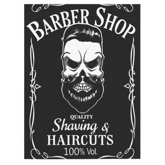 Barber Shop Tablou Shaving