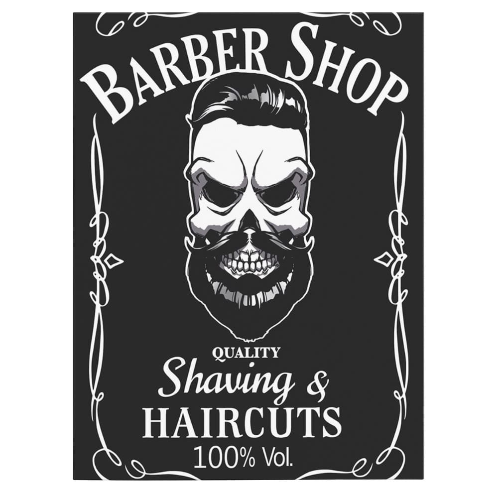 Barber Shop Tablou Shaving - Material produs:: Tablou canvas pe panza CU RAMA, Dimensiunea:: 80x120 cm