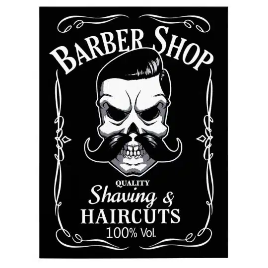 Barber Shop Tablou Shaving