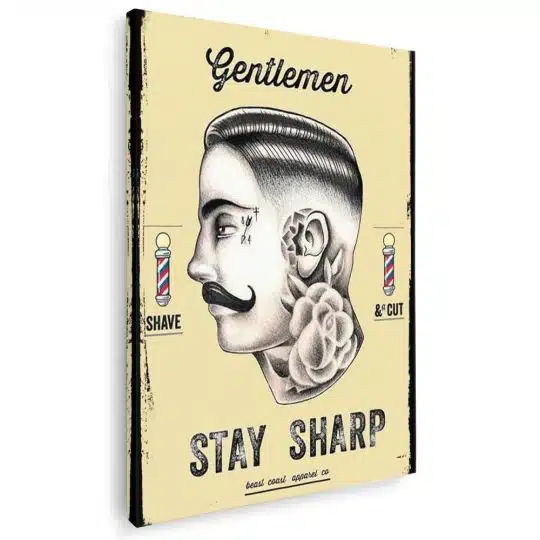 Barber Shop Tablou Stay Sharp