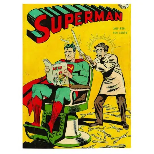 Barber Shop Tablou Superman Vintage