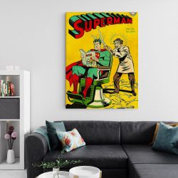 Barber Shop Tablou Superman Vintage