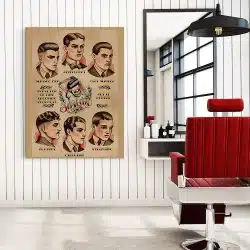 Barber Shop Tablou Vintage