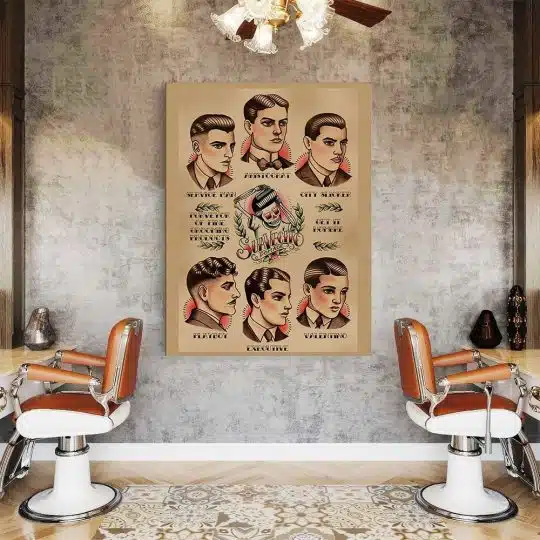 Barber Shop Tablou Vintage