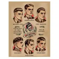 Barber Shop Tablou Vintage