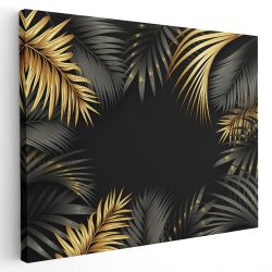 Frunze aurii tropicale tablou