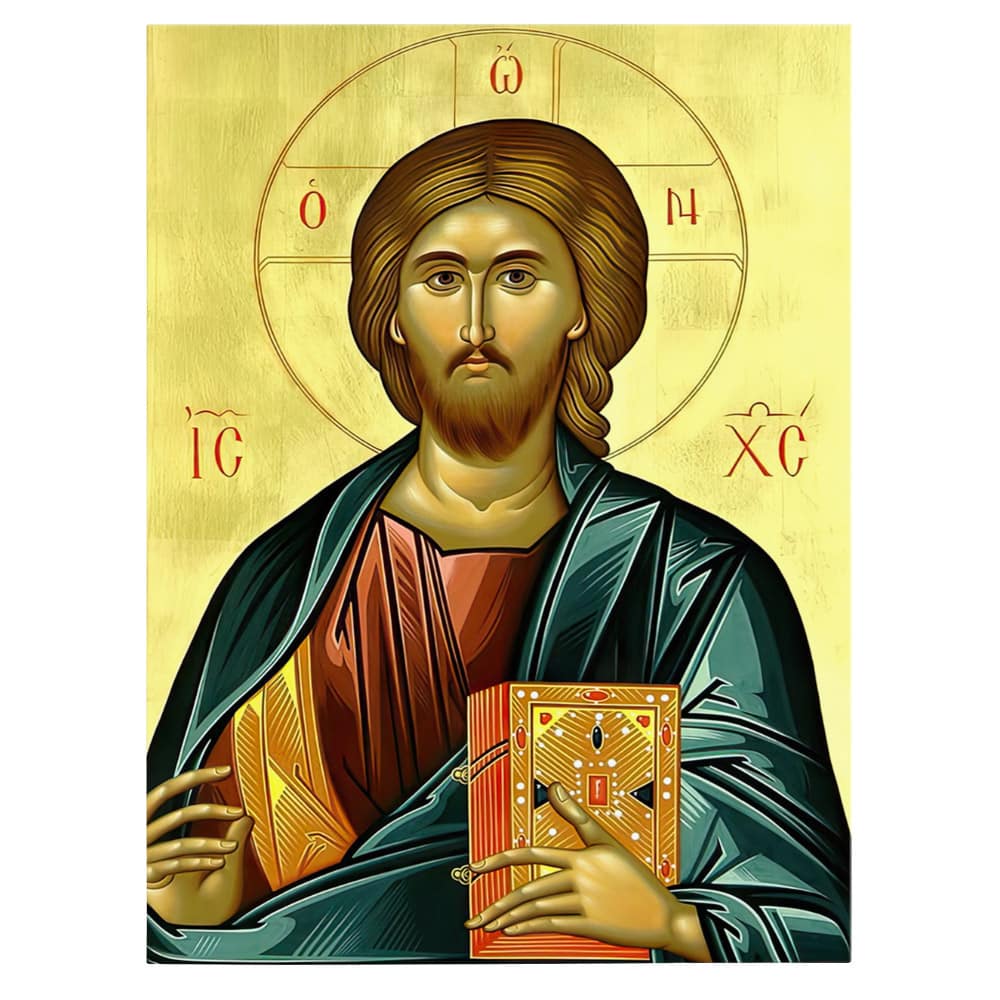 Icoana Domnului Iisus Hristos - Material produs:: Tablou canvas pe panza, Dimensiunea:: 20x30 cm