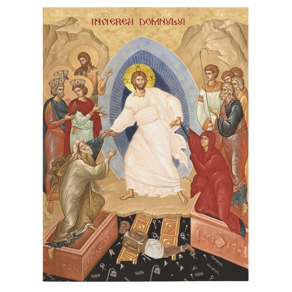 Icoana Invierea Domnului Iisus Hristos - Material produs:: Poster pe hartie FARA RAMA, Dimensiunea:: 50x70 cm