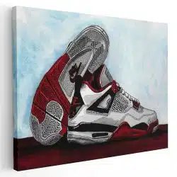 Jordan 4 Fire Red tablou