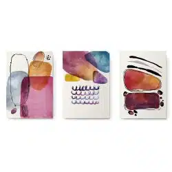 Set 3 tablouri Boho minimalism forme abstracte 2776