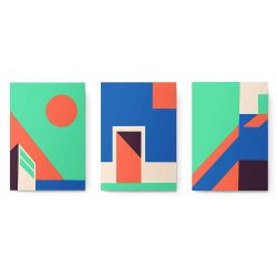 Set 3 tablouri arhitectura moderna minimalista detaliu 2831