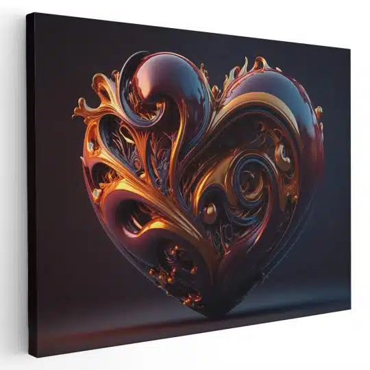 Tablou 3D inima cu ornament forme abstracte rosu inchis 1679 - Afis Poster Tablou 3D inima cu ornament forme abstracte pentru living casa birou bucatarie livrare in 24 ore la cel mai bun pret.