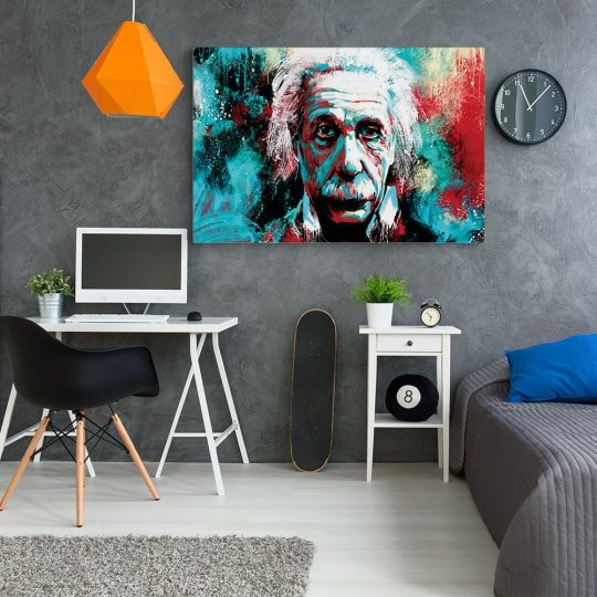 Tablou Albert Einstein fizician