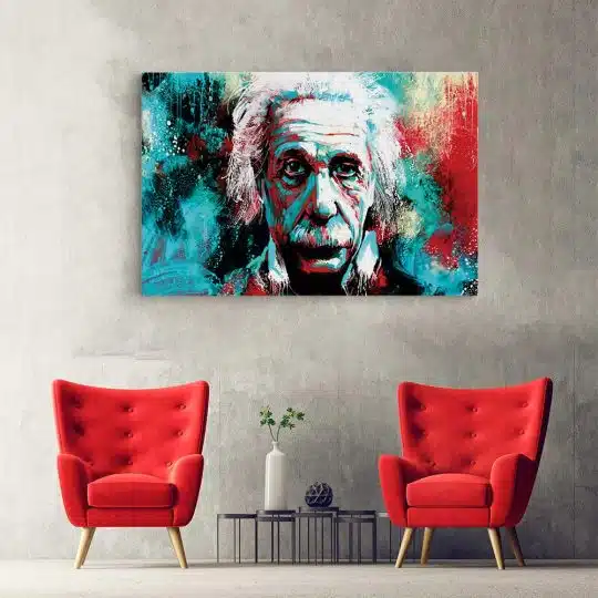 Tablou Albert Einstein fizician