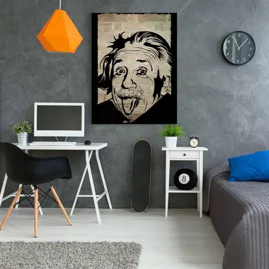 Tablou Albert Einstein fizician