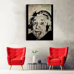 Tablou Albert Einstein fizician