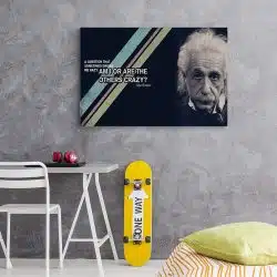 Tablou Albert Einstein mesaj motivational