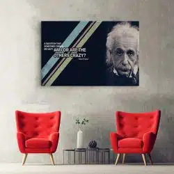 Tablou Albert Einstein mesaj motivational