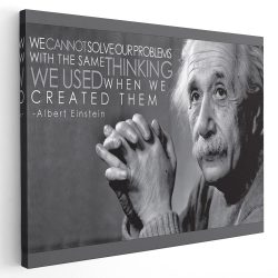 Tablou Albert Einstein mesaj motivational