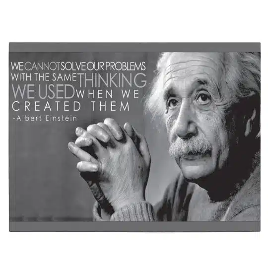 Tablou Albert Einstein mesaj motivational