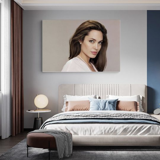 Tablou Angelina Jolie actrita 2094 dormitor - Afis Poster Tablou Angelina Jolie actrita pentru living casa birou bucatarie livrare in 24 ore la cel mai bun pret.
