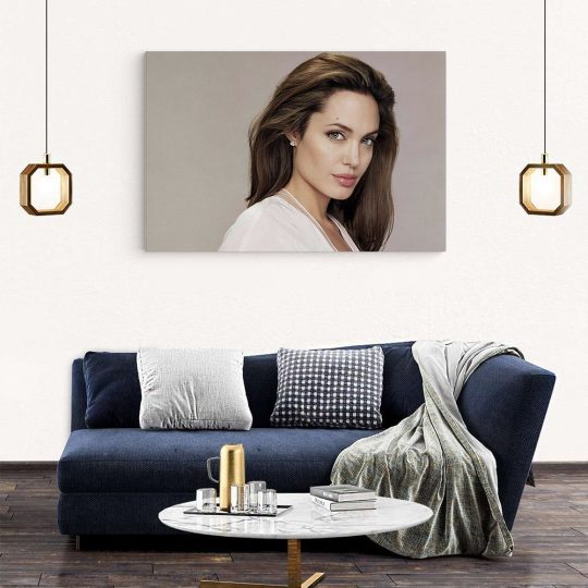 Tablou Angelina Jolie actrita 2094 living modern 2 - Afis Poster Tablou Angelina Jolie actrita pentru living casa birou bucatarie livrare in 24 ore la cel mai bun pret.