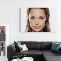 Tablou Angelina Jolie actrita 2154 living - Afis Poster Tablou Angelina Jolie actrita pentru living casa birou bucatarie livrare in 24 ore la cel mai bun pret.
