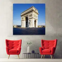 Tablou Arcul de Triumf Paris Franta albastru 1524 hol - Afis Poster Tablouri cu Arcul de Triumf Paris pentru living casa birou bucatarie livrare in 24 ore la cel mai bun pret.