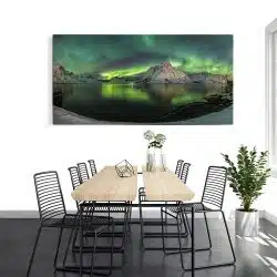 Tablou Aurora Boreala Luminile Nordului în Norvegia 4501 modern bucatarie