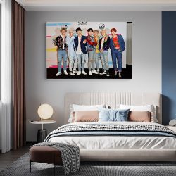 Tablou BTS trupa de muzica 1950 dormitor - Afis Poster Tablou BTS trupa de muzica pentru living casa birou bucatarie livrare in 24 ore la cel mai bun pret.