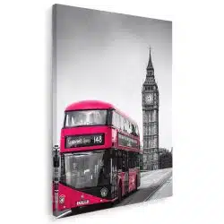 Tablou Big Ben, autobuz rosu, Londra 4276