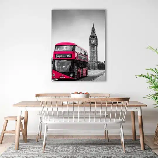 Tablou Big Ben, autobuz rosu, Londra 4276 bucatarie1