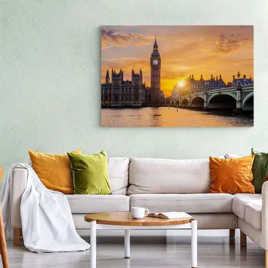 Tablou Big Ben si podul Westminster Londra 4392 living 1