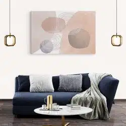 Tablou Boho minimalism forme geometrice maro crem 1285 living modern 2 - Afis Poster Boho minimalism forme geometrice maro crem pentru living casa birou bucatarie livrare in 24 ore la cel mai bun pret.