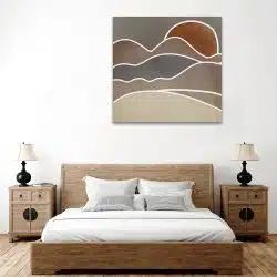 Tablou Boho minimalism peisaj dealuri maro gri 1289 dormitor - Afis Poster Boho minimalism peisaj dealuri maro gri pentru living casa birou bucatarie livrare in 24 ore la cel mai bun pret.