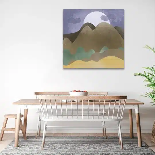 Tablou Boho minimalism peisaj munte maro mov 1286 bucatarie - Afis Poster Boho minimalism peisaj munte maro mov pentru living casa birou bucatarie livrare in 24 ore la cel mai bun pret.