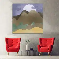 Tablou Boho minimalism peisaj munte maro mov 1286 hol - Afis Poster Boho minimalism peisaj munte maro mov pentru living casa birou bucatarie livrare in 24 ore la cel mai bun pret.