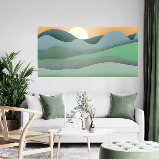 Tablou Boho minimalism peisaj verde crem 1765 tablou living modern - Afis Poster Tablou Boho minimalism peisaj verde crem pentru living casa birou bucatarie livrare in 24 ore la cel mai bun pret.