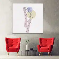 Tablou Boho minimalism silueta femeie crem albastru 1250 hol - Afis Poster Boho minimalism silueta femeie crem albastru pentru living casa birou bucatarie livrare in 24 ore la cel mai bun pret.