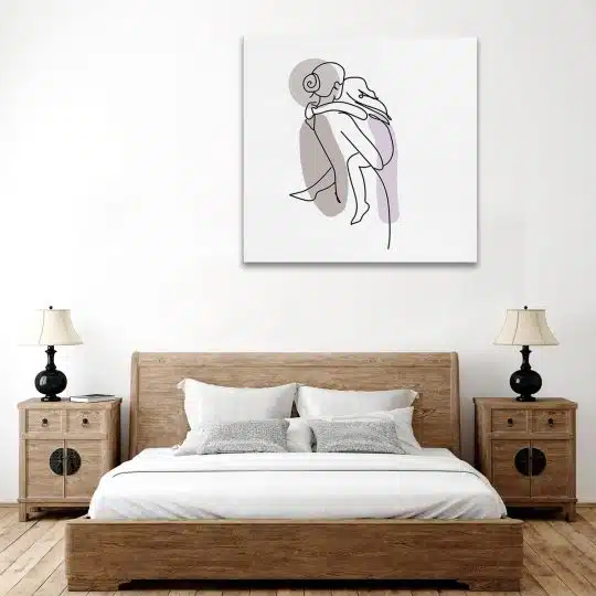 Tablou Boho minimalism silueta mama cu copil maro 1258 dormitor - Afis Poster Boho minimalism silueta mama cu copil maro pentru living casa birou bucatarie livrare in 24 ore la cel mai bun pret.