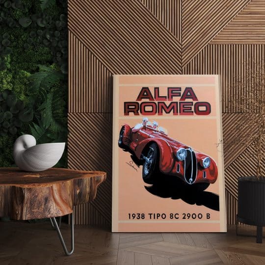 Tablou Campionat de Raliuri Alfa Romeo 1938 vintage 3203 living
