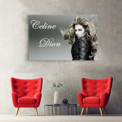 Tablou Celine Dion cantareata 2259 hol - Afis Poster Tablou Celine Dion cantareata pentru living casa birou bucatarie livrare in 24 ore la cel mai bun pret.