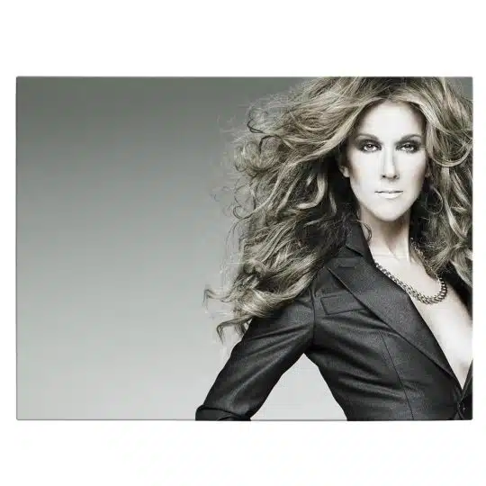 Tablou Celine Dion cantareata 2262 front - Afis Poster Tablou Celine Dion cantareata pentru living casa birou bucatarie livrare in 24 ore la cel mai bun pret.