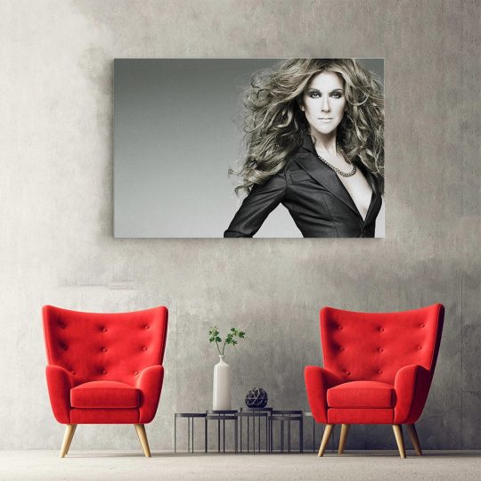 Tablou Celine Dion cantareata 2262 hol - Afis Poster Tablou Celine Dion cantareata pentru living casa birou bucatarie livrare in 24 ore la cel mai bun pret.