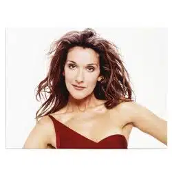 Tablou Celine Dion cantareata 2265 front - Afis Poster Tablou Celine Dion cantareata pentru living casa birou bucatarie livrare in 24 ore la cel mai bun pret.