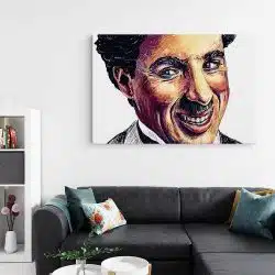 Tablou Charlie Chaplin comediant