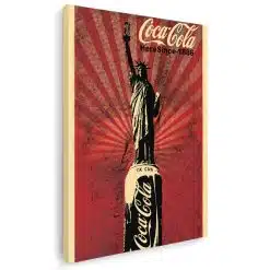 Tablou Coca Cola Statuia Libertatii vintage 4016