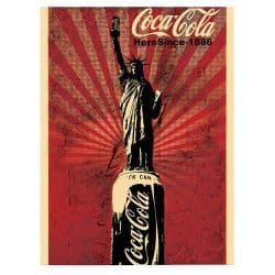Tablou Coca Cola Statuia Libertatii vintage 4016 front