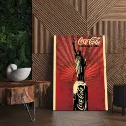 Tablou Coca Cola Statuia Libertatii vintage 4016 living